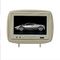 SD Advertising DVD Screens For Car Headrests , HD Headrest Monitor DC 12V