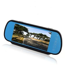 Màu xanh kính 7 &quot;hiển thị phía sau xe xem gương màn hình hỗ trợ 2 cách đầu vào video